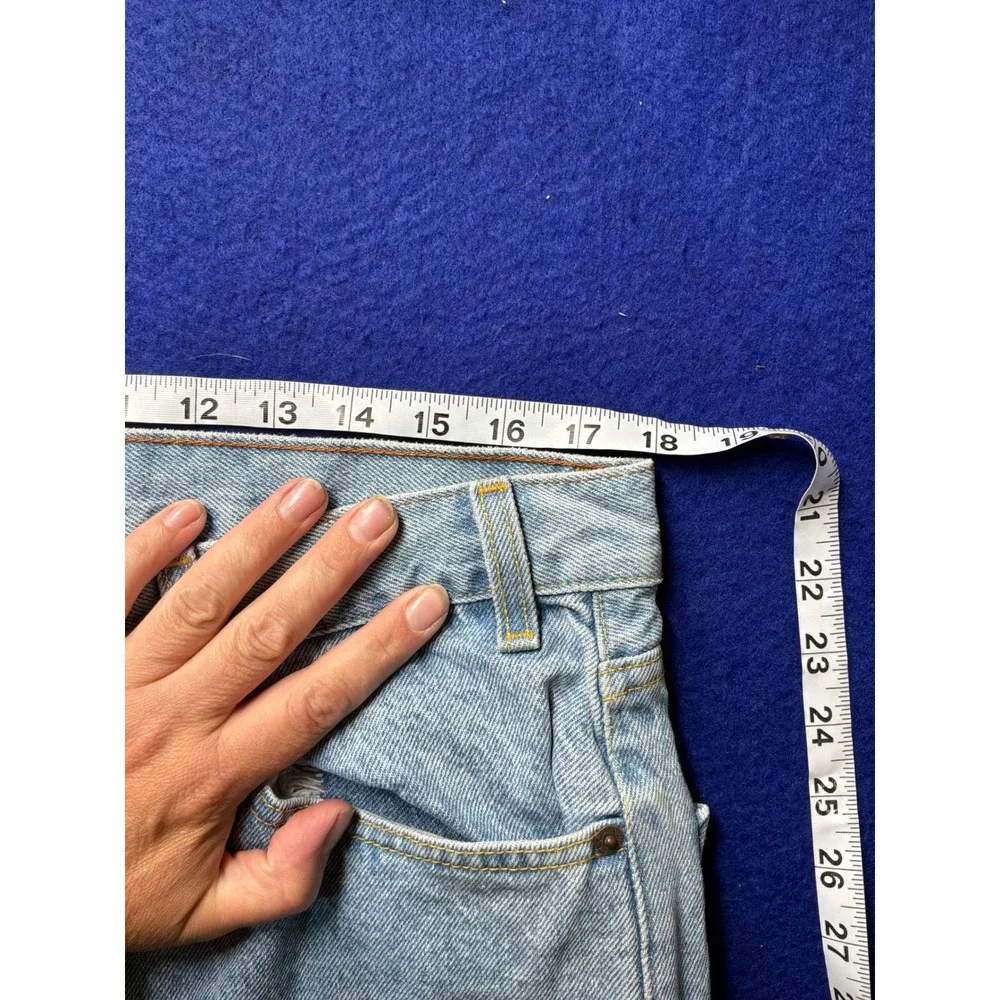 Dad Core Mens Levi Strauss Signature Relaxed Fit Jeans 36x32 Light Wash Blue